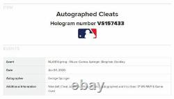 George Springer 2019 Astros Game Used Worn Custom Nike Cleats AUTO MLB Auth MVP