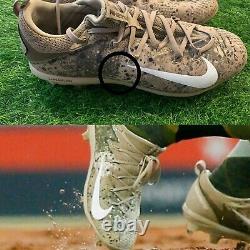 George Springer Houston Astros Game Used Worn Cleats 2017 Memorial Day HR MLB