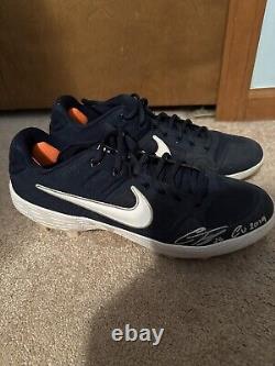 Gleyber Torres Signed/Autographed Game Used/Worn Cleats New York Yankee Fanatics