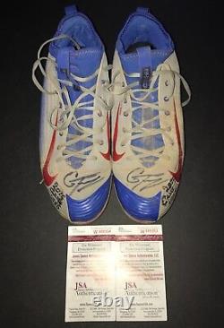 Gleyber Torres Signed Game Worn Used 2015 Rookie Cleats Nike Yankees JSA Auto