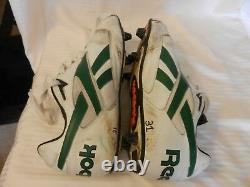 Green Bay Packers Reebok Spikes Cleats Signed by #31 George Teague 1993-1995
