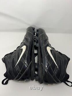 Greg Vaughn Auto Signed Game Used Nike Cleats Brewers Padres