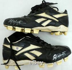 HOFer Seattle Mariners Edgar Martinez SIGNED Game Used Cleats + autographed COA