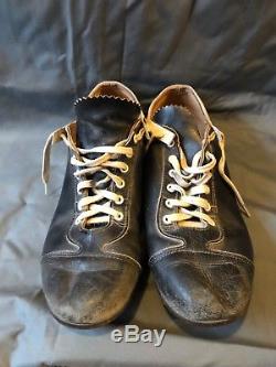 Hank Aaron 1957 Game Used Cleats Braves JSA Gene Conley Letter Of Providence