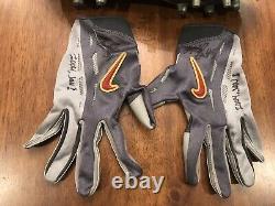 Hershall Dennis Game Used USC Trojans Rose Bowl 2004 cleats gloves game worn