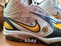 Hines Ward Autographed Game Used Cleats