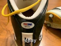 Hines Ward Game Used Worn Cleats Shoes 1-2-11 Pittsburgh Steelers PSA DNA NFL