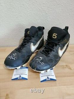 Hof Jeff Bagwell Game Used Cleats Autographed Jeff Bagwell Ken Caminiti Beckett