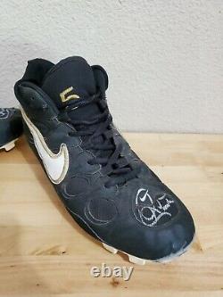 Hof Jeff Bagwell Game Used Cleats Autographed Jeff Bagwell Ken Caminiti Beckett