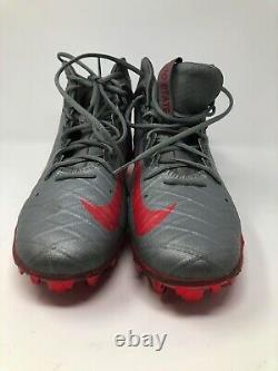 J. T. Barrett Game Used 2017 Ohio State Michigan Football Cleats PHOTO MATCHED