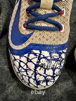 JOSH DONALDSON Signed 2017 Game Used Cleats Toronto Blue Jays Astros Home Run