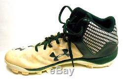 JSA Matt Olson Signed Autographed Game Used Baseball Righ Cleat Shoes Oakland As