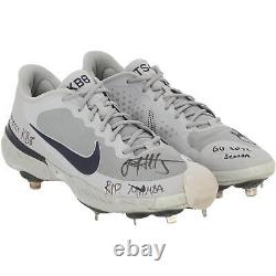 Jack Flaherty Cardinals Signed Game-Used Nike Cleats from 2022 MLB Season withInsc