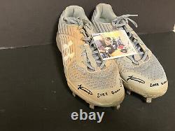 Jackson Merrill San Diego Padres Auto Signed 2022 Game Used Cleats `