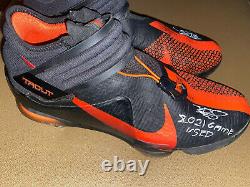 Jairo Pomares San Francisco Giants Signed Auto 2021 Game Used Cleats