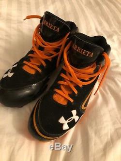 Jake Arrieta Game Used Cleats Authentic Orioles Cubs Phillies CY young