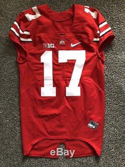 Jalin Marshall Game Used Worn Ohio State Jersey And Cleats 4TD Game