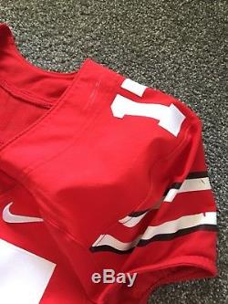 Jalin Marshall Game Used Worn Ohio State Jersey And Cleats 4TD Game