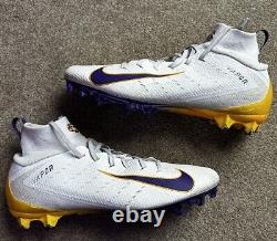 Jamarr Chase Game Used Worn Signed Autographed LSU PE Cleats