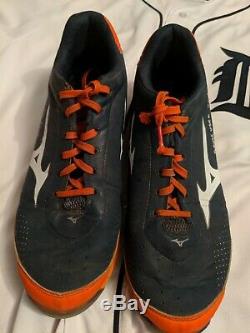 James McCann Game Used Autographed Cleats Detroit Tigers