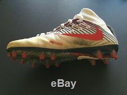 James White Auto'd Game Used Cleat From Super Bowl 51 Season