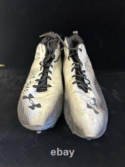 Jan 2 2012 Melvin Ingram #6 South Carolina DUAL SIGNED GAME USED Football Cleats