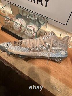 Jarren Duran Game Used Signed Cleats JSA