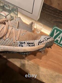 Jarren Duran Game Used Signed Cleats JSA