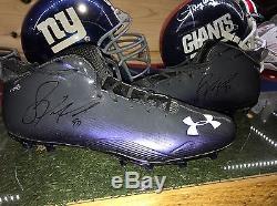 Jason Pierre Paul Game Used Signed Cleats Giants