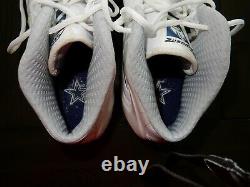 Jason Witten Game / Practice Used Autographed Dallas Cowboys Cleats Witten Holo