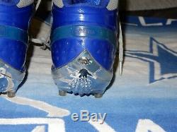 Jason Witten Game Used Worn Autographed Dallas Cowboys Cleats Match to Steelers