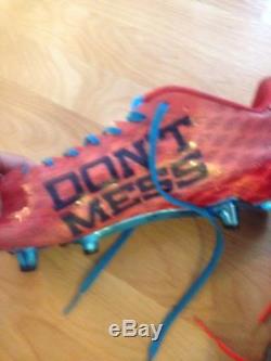 Jay Ajayi Miami Dolphins Game Used Cleats Gloves Don't Mess With Texas Matched