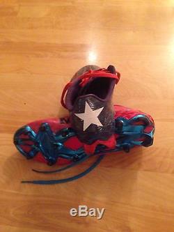 Jay Ajayi Miami Dolphins Game Used Cleats Gloves Don't Mess With Texas Matched