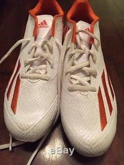 Jay Ajayi Miami Dolphins Game Used Worn Cleats 2016 Pro Bowler