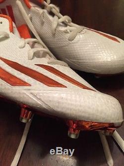 Jay Ajayi Miami Dolphins Game Used Worn Cleats 2016 Pro Bowler