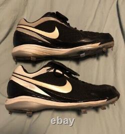 Jeff Marquez New York Yankees Pitcher Signed Game Used MLB Baseball Cleats
