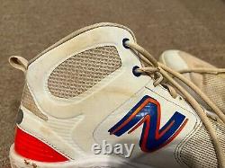 Jeff McNeil MLB Holo Fanatics Game Used Autographed Cleats 2023 New York Mets