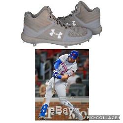 Jeff McNeil Mets Rookie 2018 Game Used Signed Cleats