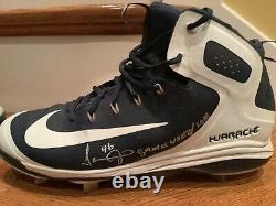 Jeimer Candelario Game-Used Baseball Cleats Detroit Tigers