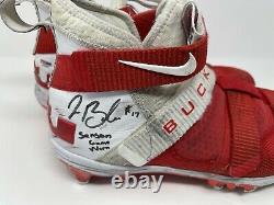 Jerome Baker GAME USED Cleats Lebron Soldier 11 2017 Season Signed PSA/DNA