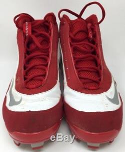 Jimmy Rollins Signed Phillies Game Used Nike Swingman Cleats 3 BAS+Rollins LOA