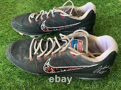 Joey Votto Cincinnati Reds Game Used Cleats 2018 1500th Game Signed MLB Holo