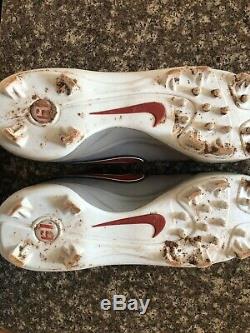Joey Votto Game Used Cleats With PSA/DNA COA. Photo Matched Style To 2013 Season