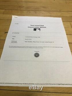 Jon Lester 2019 Season Game Used Cleats MLB Team Issued Authentication Hologram