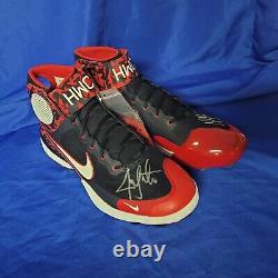 Jon Lester Dual Autographed Signed 2021 Team Player Issued Nike Custom Cleats