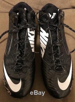 Jordy Nelson Signed Game Used Green Bay Packers Nike Cleats 11/16/14 vs Eagles