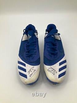 Jorge Soler Kansas City Royals Signed Game Used Adidas Cleats Mlb Coa