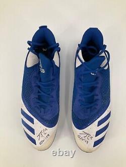 Jorge Soler Kansas City Royals Signed Game Used Adidas Cleats Mlb Coa