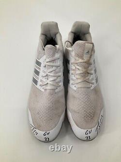 Jorge Soler Miami Marlins Signed Adidas Ultra Boost Game Used Cleats Mlb Holo