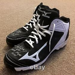 Jose Abreu JSA Player Direct Game Used Autographed Cleats 2015 Chicago White Sox